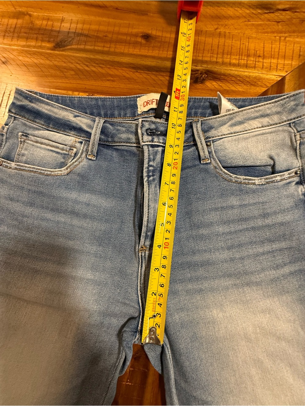 DRIFTWOOD Colette Embroidered Hem Denim Capri - Picture 8 of 8